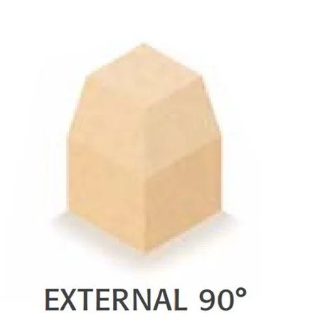 Plaskerb Small External Angle Charcoal