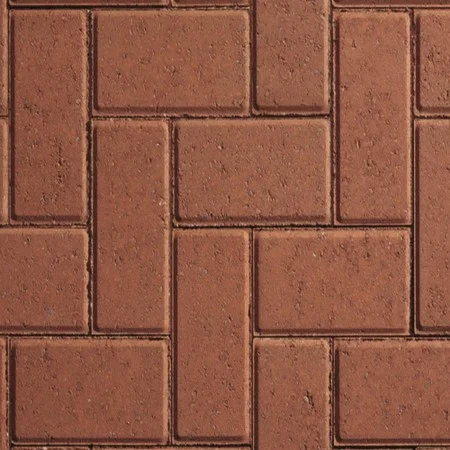 Plaspave 200 x 100 x 50mm Red Pavior (488no per pack = 9.76m2)