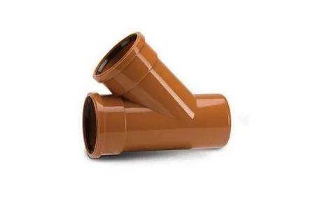 Polypipe Double Socket Equal Sewer Junction 160mm x 45 Deg Ref UG606