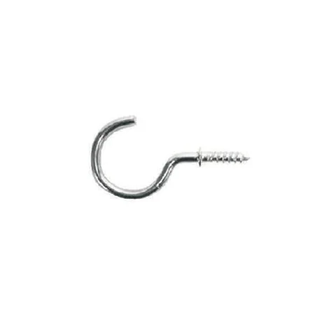 Pre Pack Cup Hooks ZP 25mm PK5 Ref HE31P