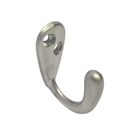 Pre Pack Wardrobe Hooks CP 37mm PK2 Ref HE08P