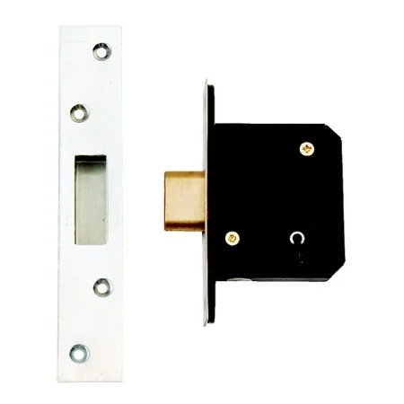 Prepack 3 Lever Deadlock 2.5 Stainless Steel Economy