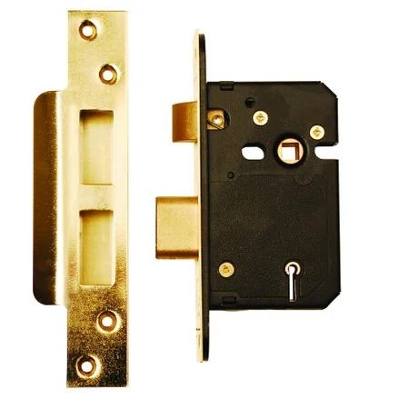 Prepack 5 Lever Sashlock 2.5 Brass Bs Kitemark