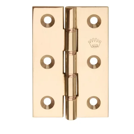 Prepack Ball Bearing Polished Brass Hinge 4 (2 pack)