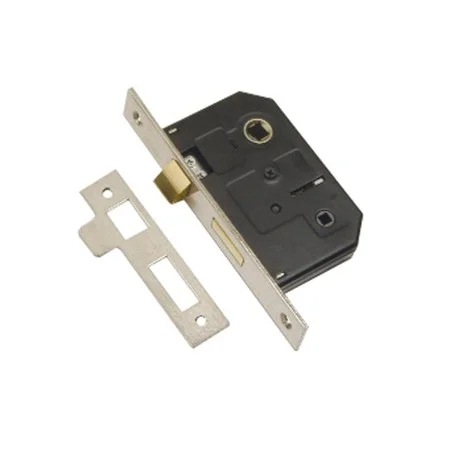 Prepack Bathroom Sashlock 2.5 Nickel Plate