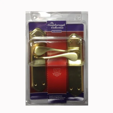 Prepack Brass Calver Latch Handles DHOO5267
