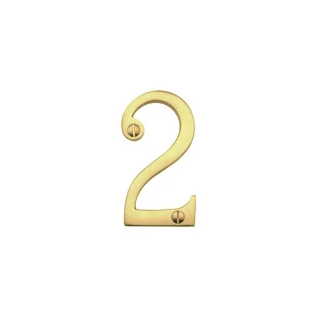 Prepack Brass Numeral - 2
