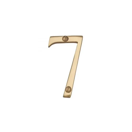 Prepack Brass Numeral - 7