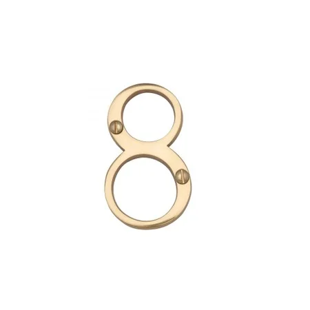 Prepack Brass Numeral - 8