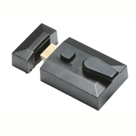 Prepack Deadlocking Nightlatch Grey Standard