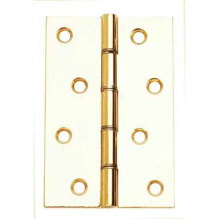 Prepack DSW Polished Brass 3 Butt Hinge (2 pack)