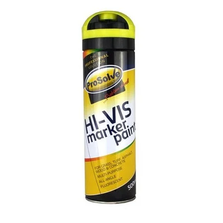 Prosolve Hi Vis Marker Spray 500ml Yellow Ref PVHIVISYA