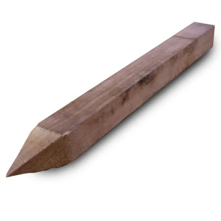 Untreated Pointed Pegs 50 x 50mm 600mm