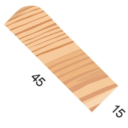 Redwood 19 x 50mm Pencil Round Architrave