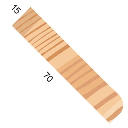 Redwood Skirting 19 x 75mm Pencil Round Skirting