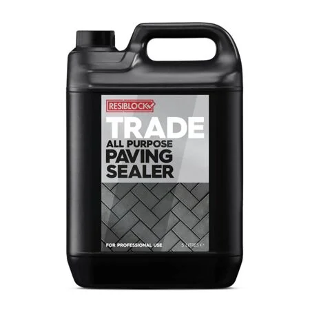 Resiblock Trade Clear Paving Sealer Clear 5Ltr Ref RBTRADD5