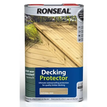 Ronseal Decking Protector Natural 5ltr Ref 36434