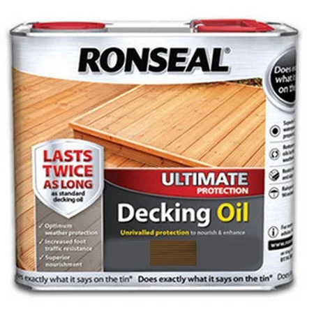 Ronseal Ultimate Decking Oil 2.5Ltr Dark Oak Ref 36938