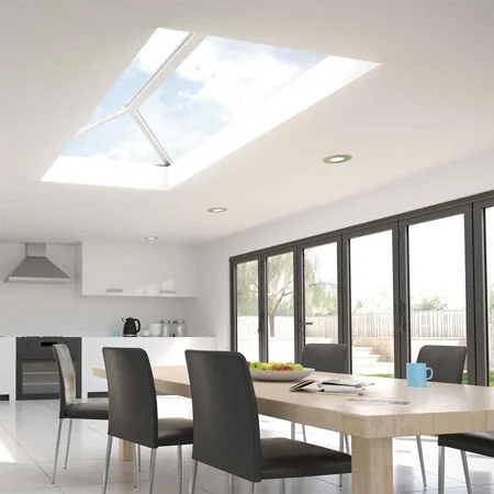 Aluminium Skylight Roof White Ext White Int 2000mmx1500mm