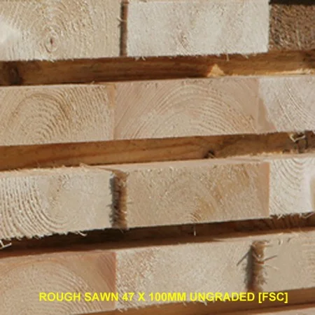 Rough Sawn 47x100mm Ungraded