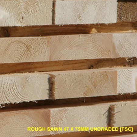 Rough Sawn 47x75mm Ungraded