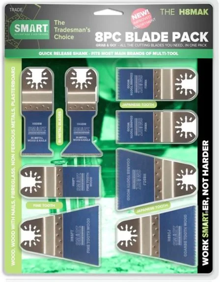 Royd Smart Trade 8 Piece Blade Set Ref H8MAK