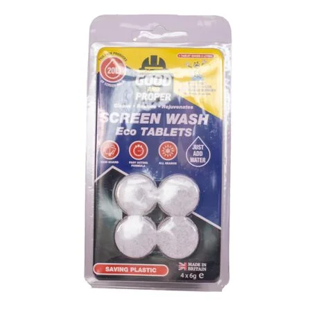 Good & Proper Screenwash 4 Tablets Pack