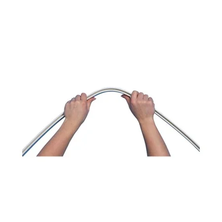 Showerdrape Flexitrack Bendable Shower Curtain Rail 2.5mtr White Ref FLEX2.5