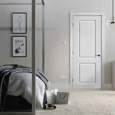 White Moulded Smooth 2 Panel 78 x 30 FD30