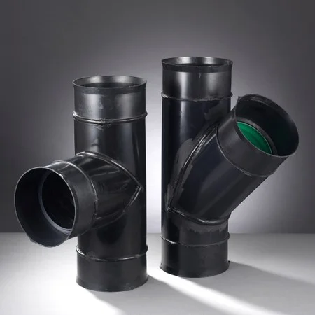 Solid BBA Metrodrain Junction Triple Socket 225mm x 225mm x 90 Degree Ref 71616