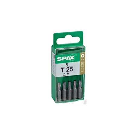 Spax Screwdriver Bits T15 Retail Pack Of 5no
