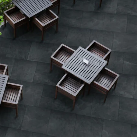 Porcelain Station Black Paving 600mm x 600mm