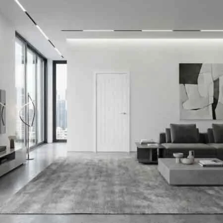 White Moulded Texured Mexicano 2040 x 826mm FD30