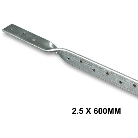 LD Twisted Strap 2.5mm x 600mm Ref SV600/T100