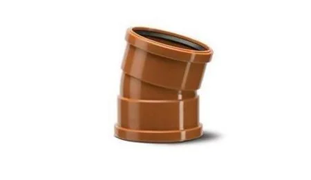 Polypipe Double Socket Bend 110mm x 15 Deg Ref UG409