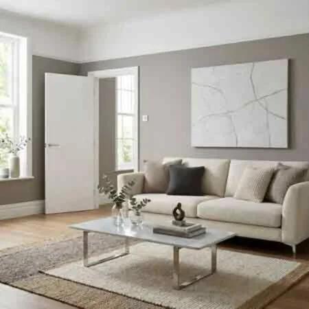 White Moulded Smooth Vancouver 78 x 27 FD30
