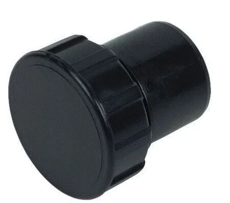 Floplast 32mm ABS Screwed Access Plug Black REF WS30