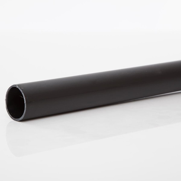 Floplast 40mm x 3MTR Pushfit Waste Pipe Black REF WP02