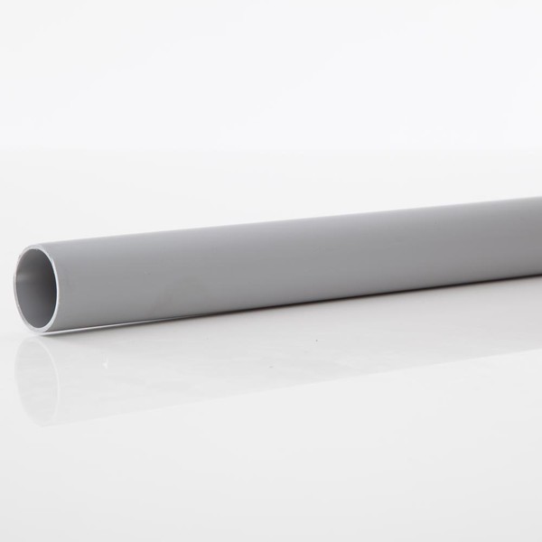 Floplast 40mm x 3MTR Pushfit Waste Pipe Grey REF WP02