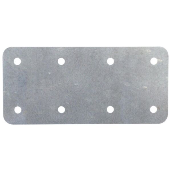 Perry 170mm No.4718 Galvanised Short Internal Sleeper Straight Flat ...