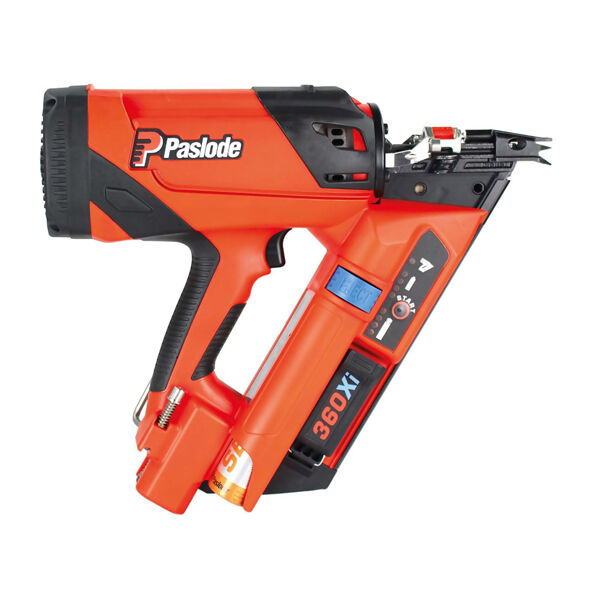 Paslode IM360Xi Gas Framing Nailer Charger And Battery Ref 019700 paslode-im360xi-gas-framing-nailer-charger-and-battery-ref-019700