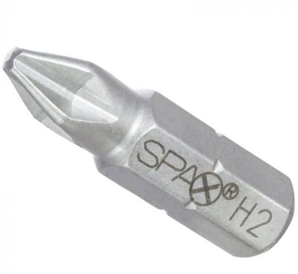 Spax Screwdriver Bits PH2 x 25mm Retail Pack Of 5no