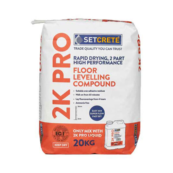Setcrete 2K Pro Powder Floor Levelling Compound 20kg