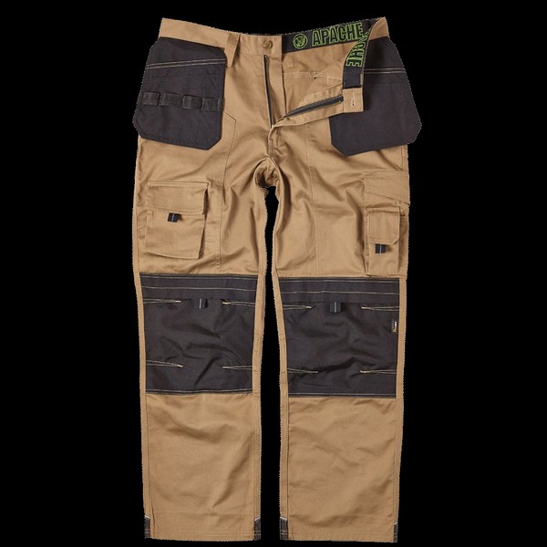 Apache Knee Pad Holster Trousers Stone 