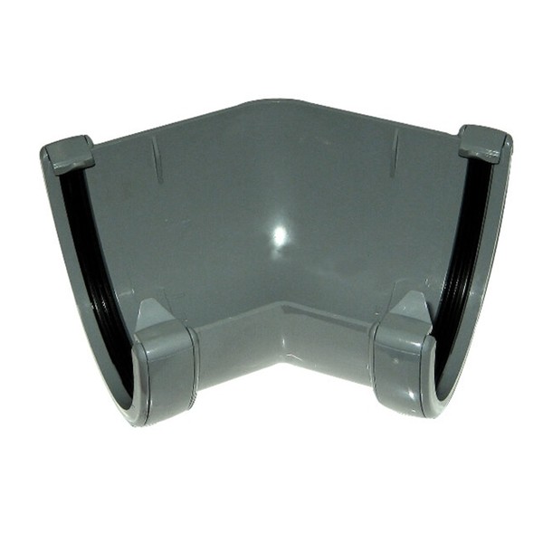 Floplast Deepflow 135 Deg Gutter Angle Anthracite RAH2AG