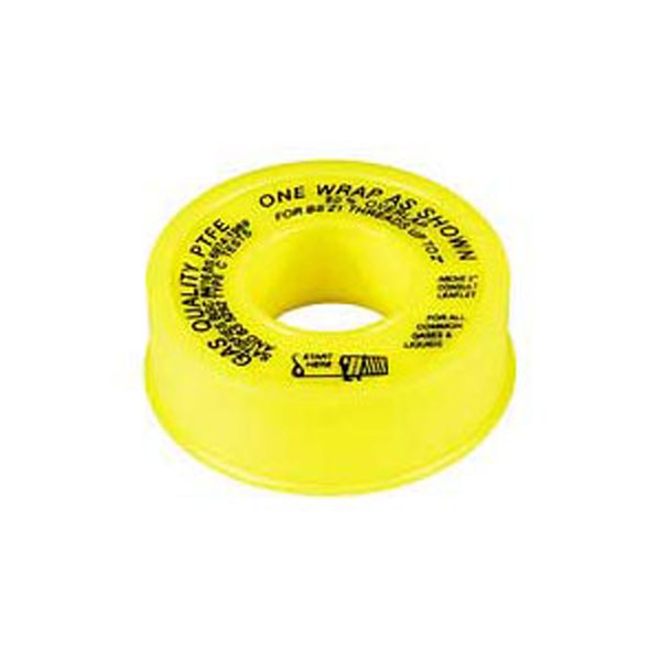 PTFE Tape Gas Board Approved 12mm x 5M Ref 40070722