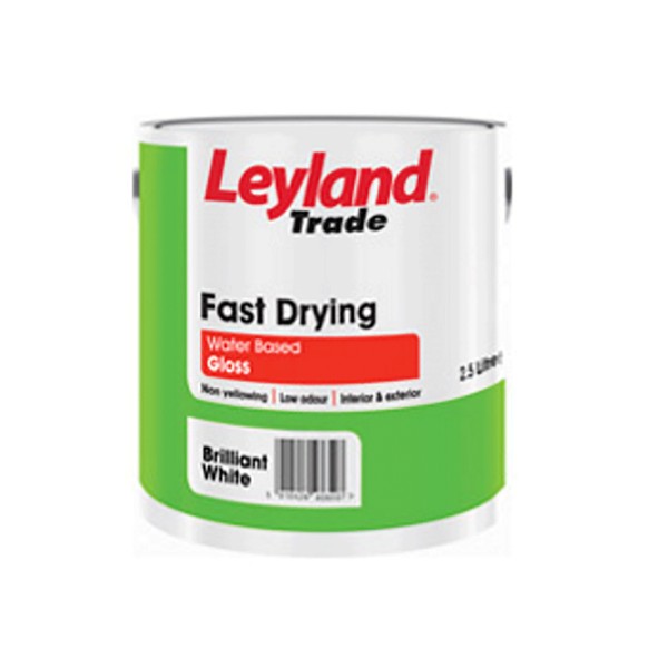 Leyland Fast Dry Gloss Brilliant White 750ml
