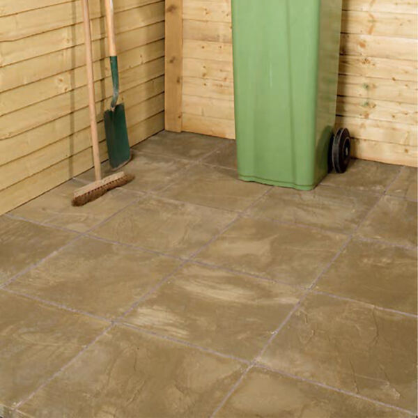 Pendle Riven Paving Flag Buff 600mm x 600mm x 38mm