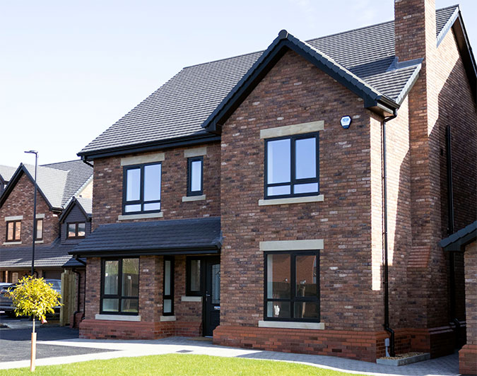 newly finished house